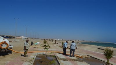 صور.. رئيس مدينة القصير يشدد على الانتهاء من الأعمال بـ الممشى الجديد