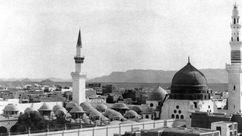 المسجد النبوي زمان