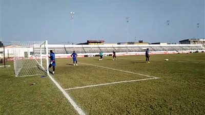 فيديو.. تدريب حراس ولاعبي المصري لـ مواجهة بطل موزمبيق