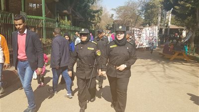 أمن نسائي بـ حديقة الحيوان لتأمين الفتيات من التحرش فى عيد الأضحى 2018