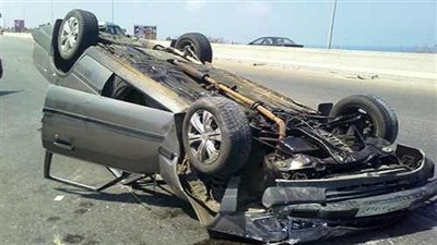 بالأسماء.. مصرع شخص وإصابة 7 في حادث أعلى محور الضبعة الإقليمي