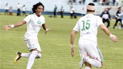 جريندو يسجل الهدف الأول لـ المصري في مرمي سونجو
