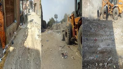صور.. حملة نظافة مكبرة بـ نطاق مركز قليوب استعدادا لاستقبال عيد الاضحى 2018