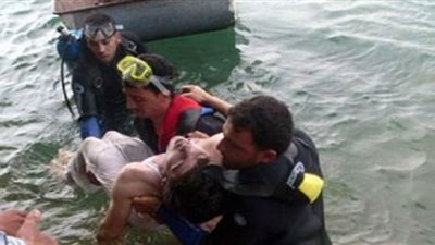 انتشال جثة شاب لقى مصرعه غرقا فى مياه النيل بـ بنها
