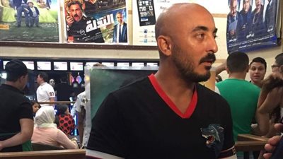  وصول الفنان حسام الحسيني  لحضور عرض فيلم 