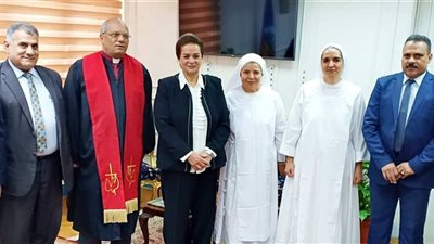 صور.. محافظ البحيرة تستقبل المهنئين بـ عيد الاضحى المبارك 2018