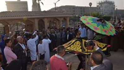محافظ بني سويف يبدى سعادته بمشاركته الأهالى احتفالات عيد الأضحى 2018 