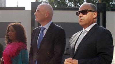 أنفانتينو يهنئ أبوريدة بعيد الأضحي