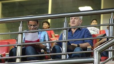 أجيري وجهاز المنتخب يحضرون مباراة الاهلي ووادي دجلة