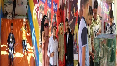 صور.. حدائق دسوق تستقبل آلاف الزوار في ثاني أيام عيد الأضحى 2018