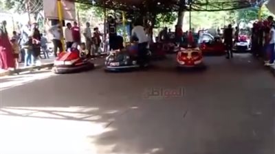 فيديو .. المواطنين يزحفون على الملاهي لقضاء ثانى أيام عيد الأضحى 2018
