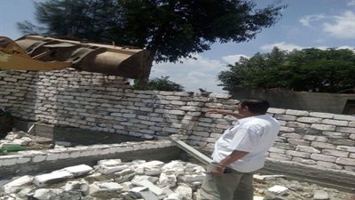 صور.. حملة لإزالة التعديات على الأراضى الزراعية بقرى مركز دسوق