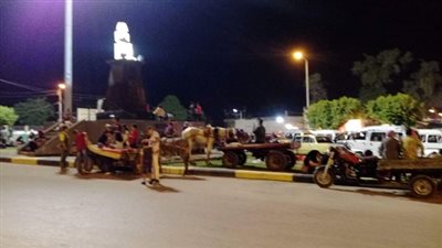 صور.. حديقة نفق شعراوي بـ بنها تتحول لإستراحة لـ 