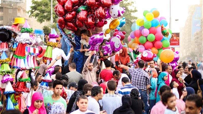 احتفال المصريين بالعيد