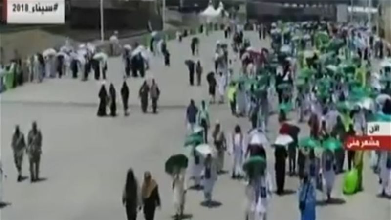 الحجاج في مشعر منى