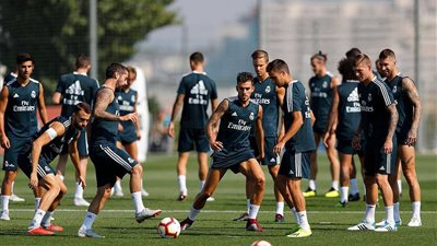 صور.. ريال مدريد ينهي الحصة التدريبية الصباحية استعداداً لمواجهة جيرونا