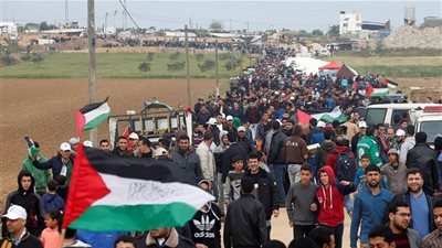 فيديو.. فعاليات جمعة الوفاء للطواقم الطبية والصحفية شرقي خزاعة