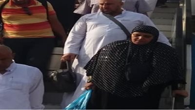 اللواء أحمد جنينة يستقبل بعثة حج مطار القاهرة بعد أداء المناسك