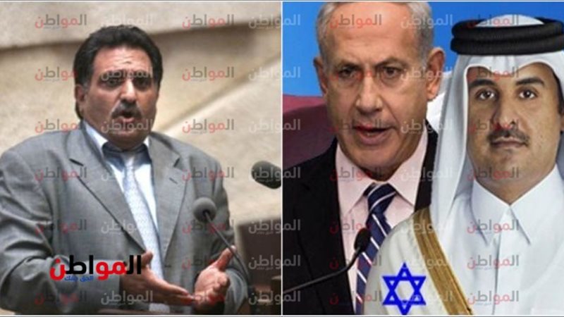 تميم بن حمد ومنتنياهو