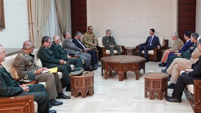 الرئيس السوري يستقبل وزير الدفاع الإيراني في سوريا