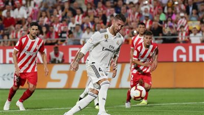 التعادل الإيجابي يحسم الشوط الأول من موقعه ريال مدريد وجيرونا