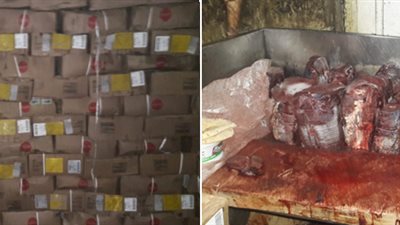 مباحث القليوبية تضبط صاحب ثلاجة أغذية بحوزته 3.5 طن كبدة فاسدة