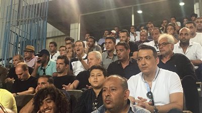 جهاز المنتخب يحضر مباراة الزمالك والنجوم 