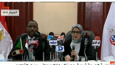 وزيرة الصحة : نسعى لتحقيق تكامل مصري سوداني  في الدواء والغذاء و السياحة العلاجية وتسجيل الأطباء