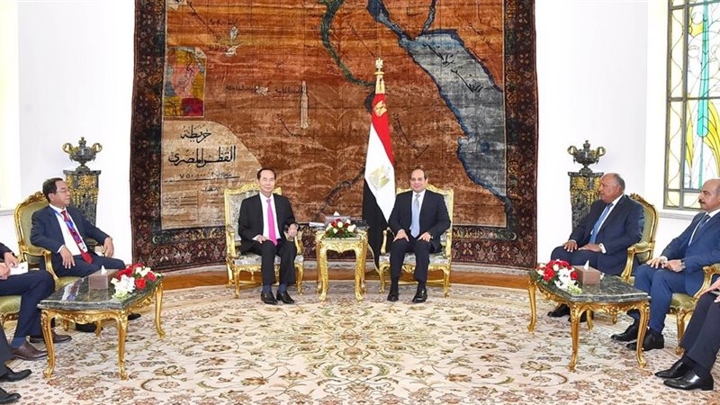 جلسة الرئيس السيسي