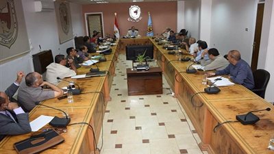 صور.. جامعة سوهاج تناقش انشاء موقع لهيئتها التدريسية
