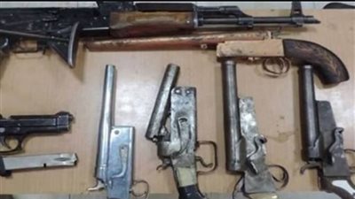 ضبط 5 أسلحة نارية في حملة أمنية بـ البحيرة  