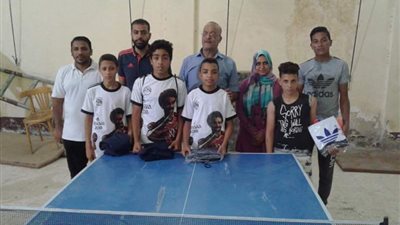صور.. اختتام دورة تنس الطاولة بمديرية الشباب والرياضة ببنى سويف  