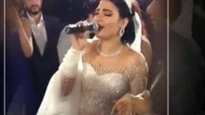 فيديو| شيرين يحيى تشعل حفل زفافها على طريقتها الخاصة