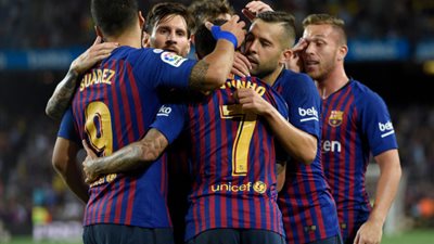 موعد مباراة برشلونه و ويسكا.. في الدوري الاسباني