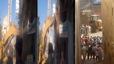 فيديو.. حملات مكبرة لإزالة الإشغالات في قرية ميت سلسيل بـ الدقهلية