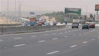 حركة سريعة للسيارات أعلى دائري المريوطية