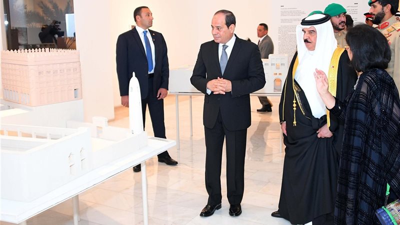 السيسي وملك البحرين