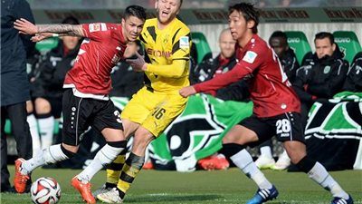  بث مباشر..مشاهدة مبارة بورسيا دورتموند وهانوفر 
