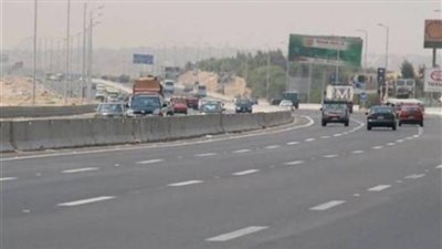 حركة سريعة للسيارات أعلى دائري المريوطية