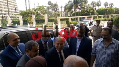 صور.. وصول إسماعيل عبد الحميد محافظ كفر الشيخ إلى الديوان العام لاستلام مهام عمله
