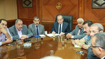 محافظ كفرالشيخ يستقبل أعضاء مجلس النواب لتهنئته بمنصبه الجديد