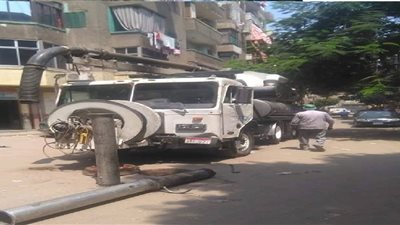 صور.. حى الساحل ينتهى من أعمال تطهير وتسليك آبار الصرف الصحى