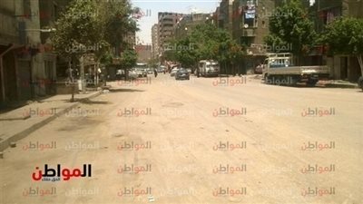 خلو شوارع عين شمس منتصف اليوم السبت