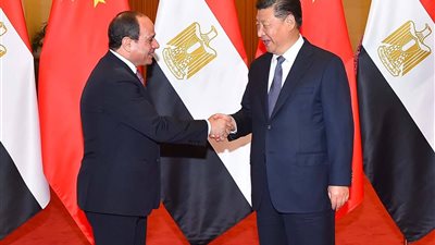 الرئيس السيسي يؤكد ثقته في مستقبل الشراكة المصرية الصينية