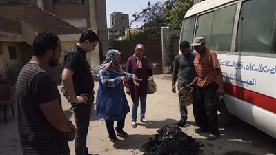 صور.. رفع ٢٥٠ طن مخلفات في حملة نظافة مكبرة بـ أبو زعبل 