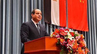 السيسي:  مصر تؤمن بأهمية التكامل بين مبادرات التنمية المختلفة