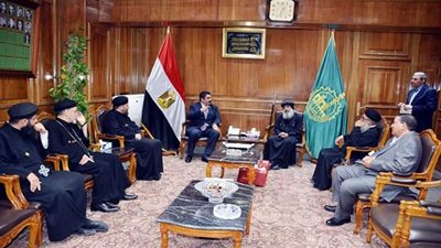 محافظ القليوبية يستقبل 