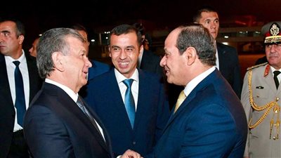 غدًا.. السيسي يعقد جلسة مباحثات ثنائية مع الرئيس الأوزباكي
