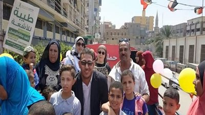 القومي للمرأة ببنى سويف يشارك احتفالات التعليم حق للجميع  