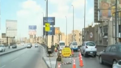 فيديو.. استمرار الغلق الجزئي لكوبري أكتوبر.. تعرف على السبب
